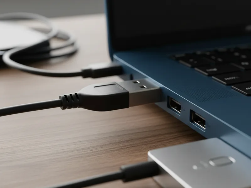Klassieker 1: de schijf zit in een usb 2.0-poort