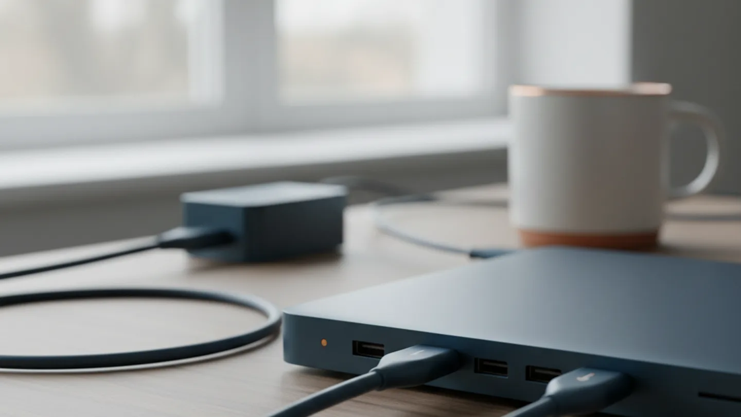 Laptop laadt niet via het dockingstation