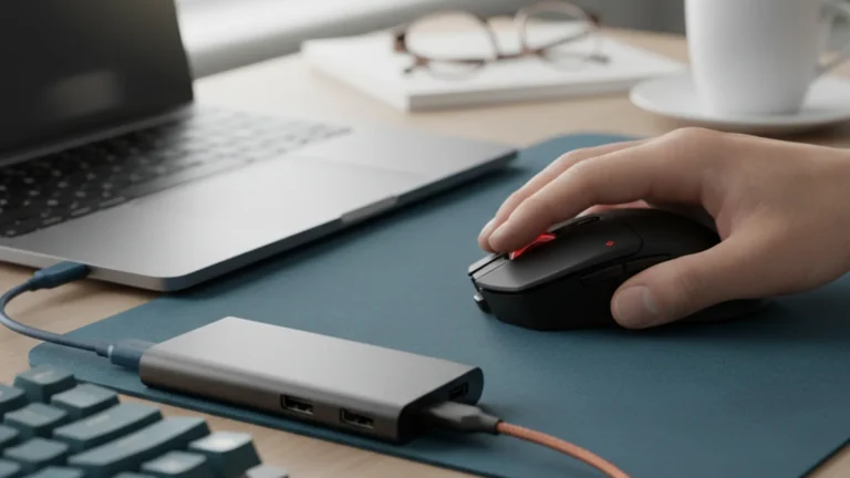 Muis of toetsenbord hapert via een usb-hub