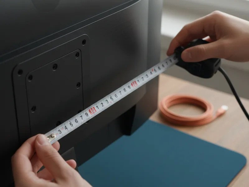 Zo meet je welke VESA-maat jouw monitor heeft