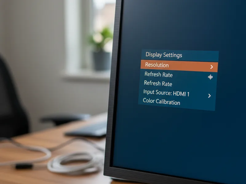 Stap 1: het menu van je monitor of tv